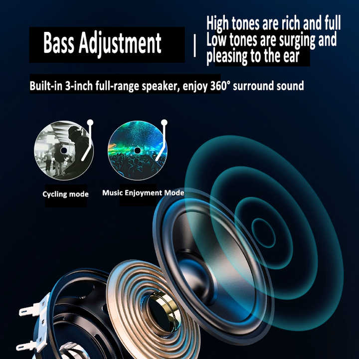 Waterproof Motorcycle Speaker Hi-Fi sound quality motorcycle audio system universal Support BT, FM