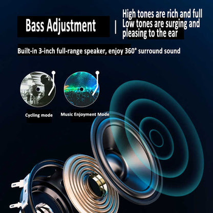 Waterproof Motorcycle Speaker Hi-Fi sound quality motorcycle audio system universal Support BT, FM