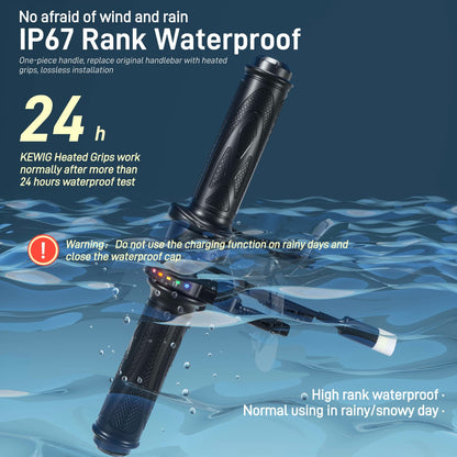 Motorcycle heated grips KWG-FR1-G2