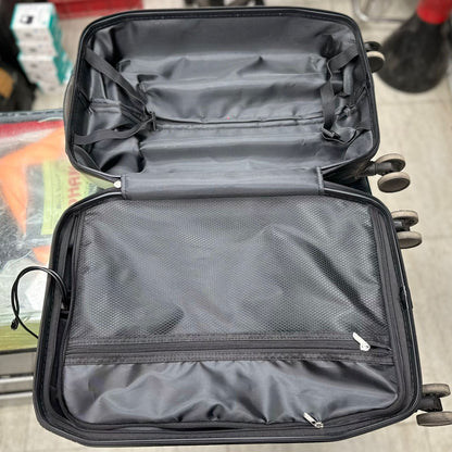 LED luggage trolly bag 8 Wheels Hardsided Trolley Bag, TSA Lock Anti-Scratch