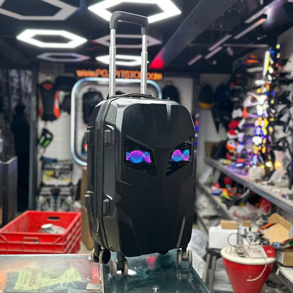 LED luggage trolly bag 8 Wheels Hardsided Trolley Bag, TSA Lock Anti-Scratch